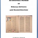 Biblical Criticism and Reconstruction